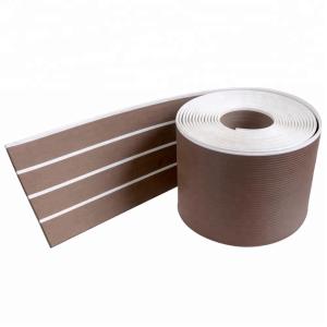 China 25m Length Anti-skid and Waterproof Inner-Lock PVC Composite Boat Decking Flooring Mat wholesale