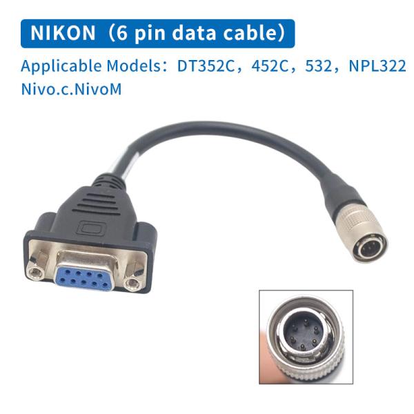 Universal Total Station Serial RS232 Port Compatible Bluetooth Adapter for TOP CON LEICA SOKKIA NIKON SOUTH Hi-Target