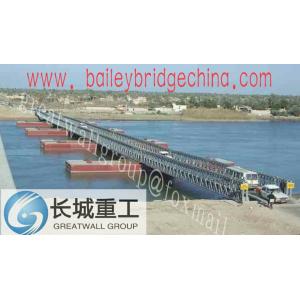 Pontoon Bailey bridge/steel bridge design/bailey bridge