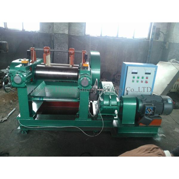 9 Open Type 220V Silicone Rubber Mixing Mill Machine 450mm 2 Roll