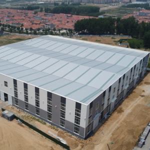 China Q235B Prefabricated Steel Building with Insulation Panels on sale