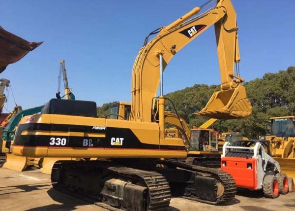 Quality 1.2M3 32 Ton 330B Old Crawler Used CAT Excavators for sale