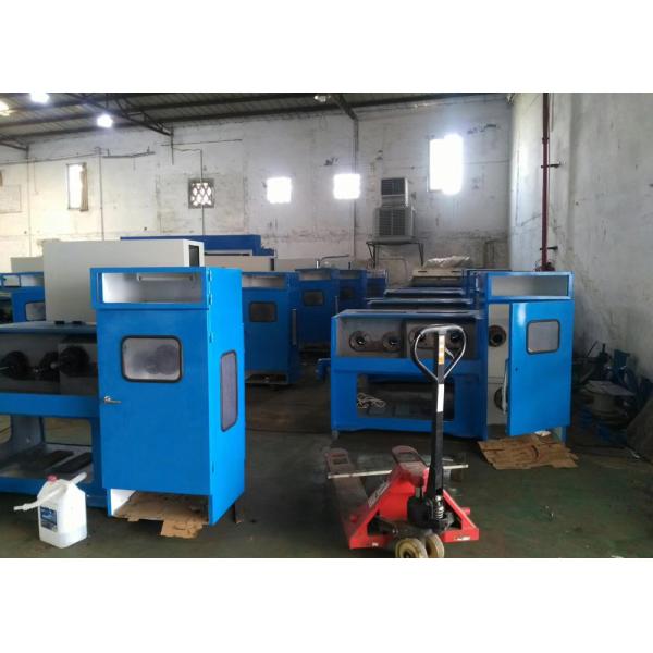 24 Pass Copper Wire Drawing Machine From 1.2mm To 0.2mm