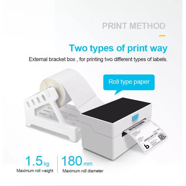 110mm Bluetooth Shipping Thermal Label Printer 4x6 150mm / S