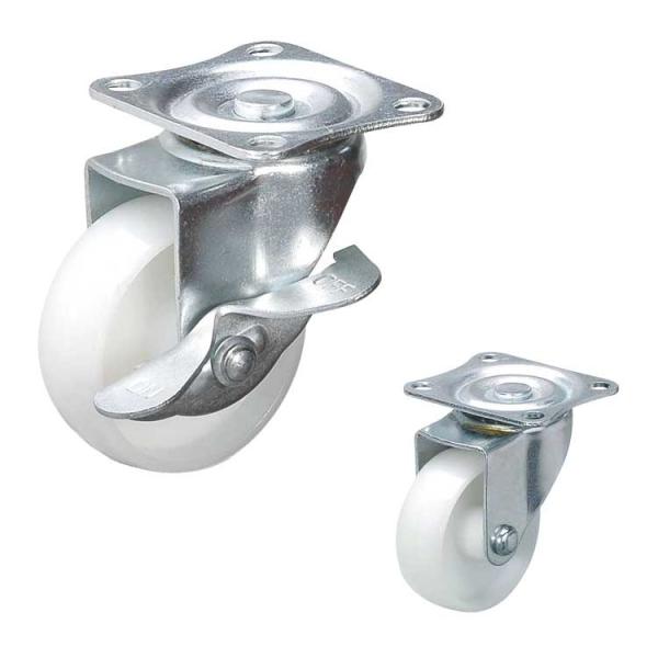 Quality 2" White Color 132LBS Capacity Swivel Lock Nylon Casters for sale
