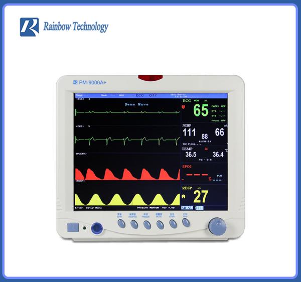 Quality 6 Parameter ECG Multi Parameter Patient Monitor With Multiple Language Options for sale