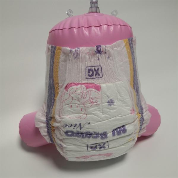 Quality High Absorbing Overnight Disposable Baby Diaper Elastic waist for sale