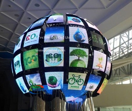Sphere LED Screen /Global or Ball LED Screen P4.1 P4.8 P7.62 Led Video Full Color Led Scre
