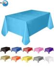 Disposable PE Table Cloths: Durable, Waterproof, Plastic Table Covers, Custom
