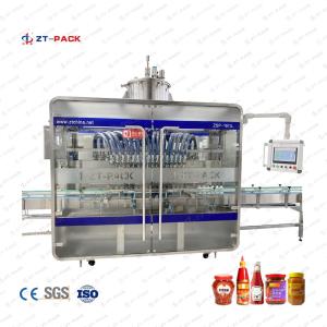 China 100-1000g Sauce Filling Machine 500ml -5000ml Pepper Sauce Liquid Paste Filling Machine on sale