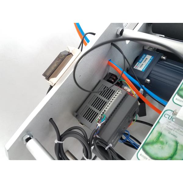 Desktop Adhesive Sticker Semi Automatic Bottle Label Applicator Pneumatic Type