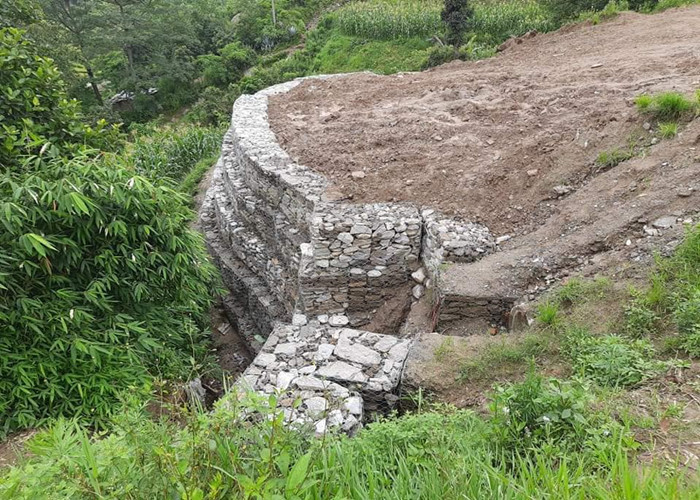triple twist 4mm Stainless Steel Gabion Baskets
