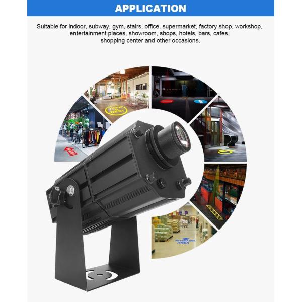 80W Free Design Custom Logo LED Gobo Projector Advertising Lights Outdoor Waterproof IP65