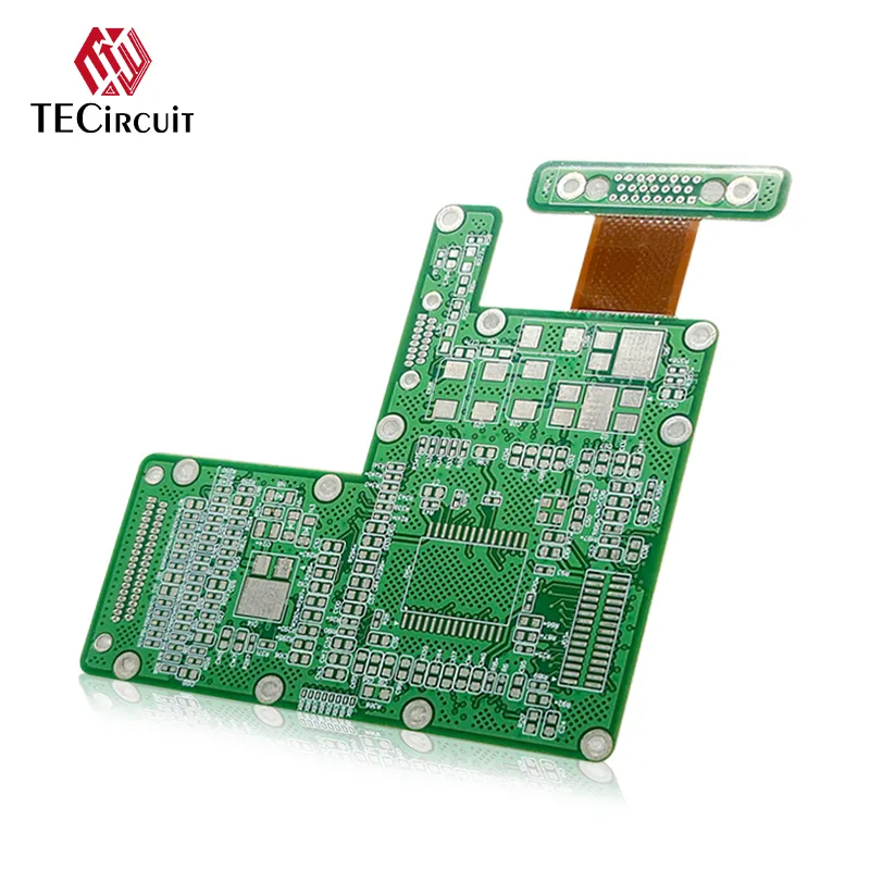 FR4 PI Material Rigid Flex PCB Printed Circuit Board Immersion Gold 2u