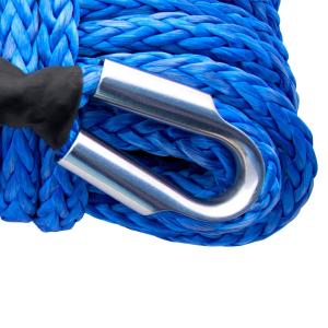 4500 Lbs Cable Pulling Winch with UHMWPE Towing Rope and Braided Synthetic Rope