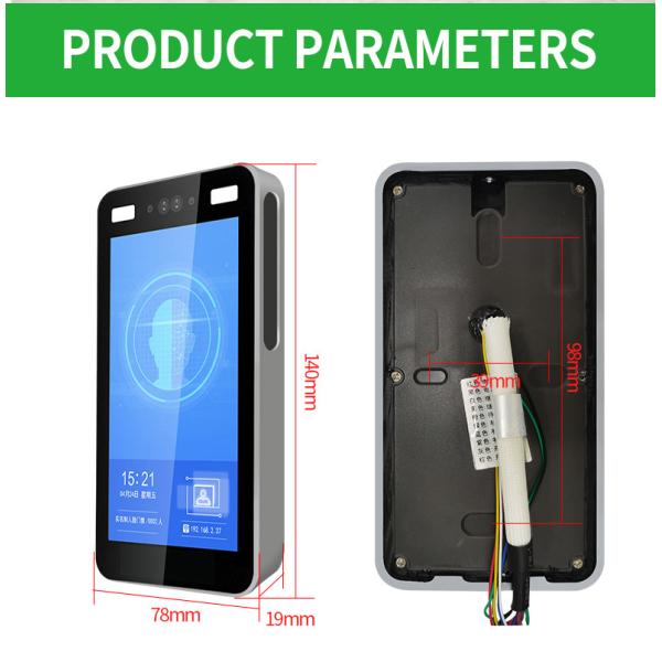Temperature Measurement Face Recognition Thermometer Automatic Access Control Machine
