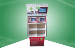 China 6 Cell portable display stands , cardboard display shelves Promote Ipad / Electronic Products on sale