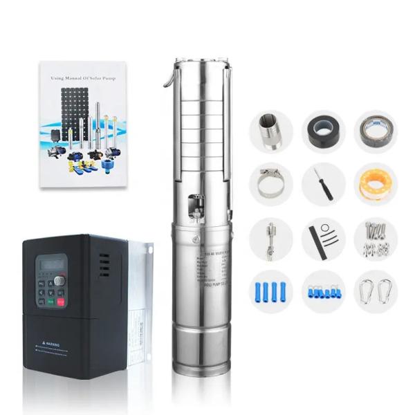 Quality TUV 10hp Submersible Water Pump DC Inverters High Pressure Water Pump for sale