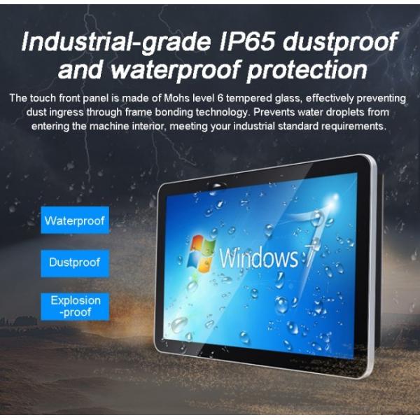 12.1 inch Industrial Embedded Touch Panel Waterproof Ip65 Fanless All in One Panel Pc for Automation ﻿