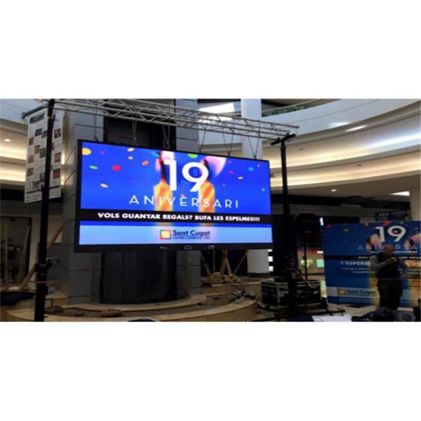 Pixel Pitch P3.91mm Super 4K 3840Hz HD Indoor Rental LED Video Display 500x1000mm Cabinet