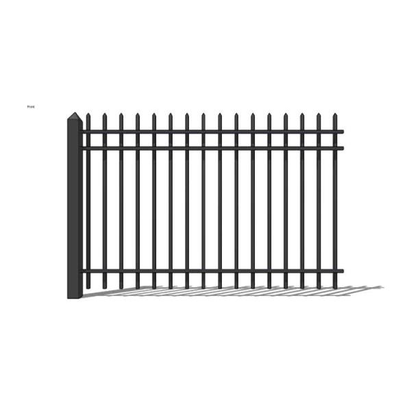 8ft Metal Residential Iron Wrought Fence Commerical Garden Privacy Fence Panels