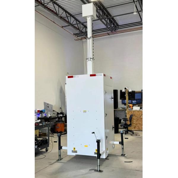 Cube Tower Mobile Surveillance Unit Mobile Surveillance Tower For Music Festival Monitoring