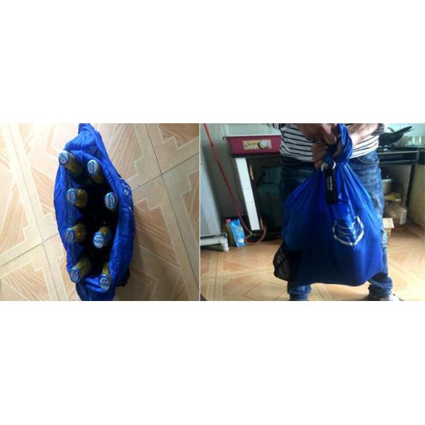 Orange 5L Roll Up Reusable Grocery Bags Roll Up Reusable Shopping Bags