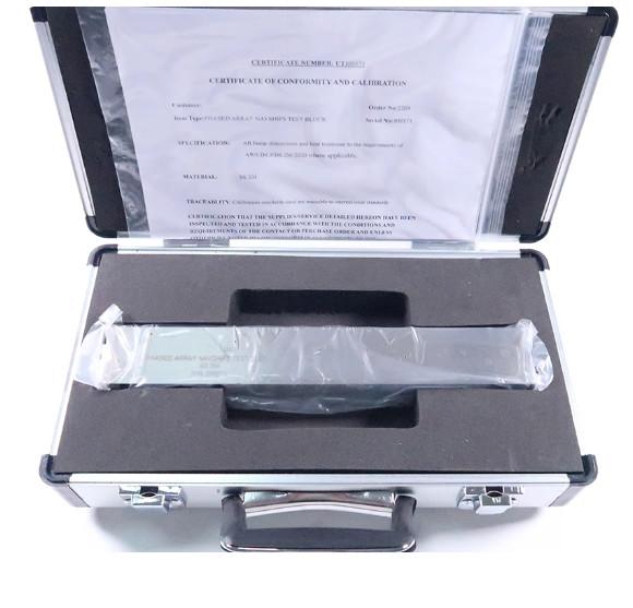 Quality UT Test Block NavShip Phased Array 304 Stainless Steel Calibration Block 4 Holes Type for sale