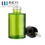 Refillable Glass Dropper Bottle Labeling 50ml Screw Cap Round