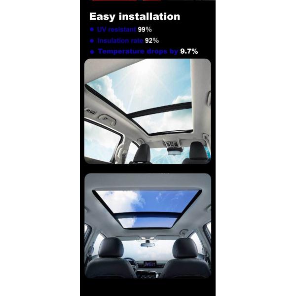 7.5 Mil Waterproof TPU Window Tint Film Clear Anti Fog Scratch Resistant