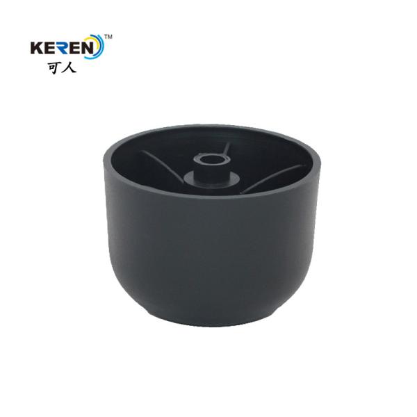 Quality KR-P0101 Round Plastic Sofa Legs Replacement Easy Install Reduce Vibration for sale