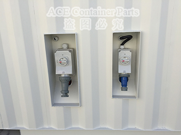 Max Gross Weight of 4600KGS Pre-Fabricated Steel Cabinet Shelf and Hanger Rack 20ft Modified Shipping Container Workshop