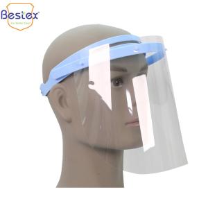 China Anti Fog Dustproof 28*19cm PPE Face Shields With Frame wholesale
