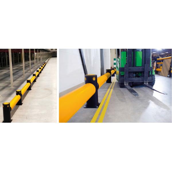 Flexible Pedestrian Barrier  Anti-Collision Guardrails Warehouse Safety Barrier Traffic Guardrails
