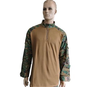 Military Style Camouflage Combat Suit Training Top Breathable Training