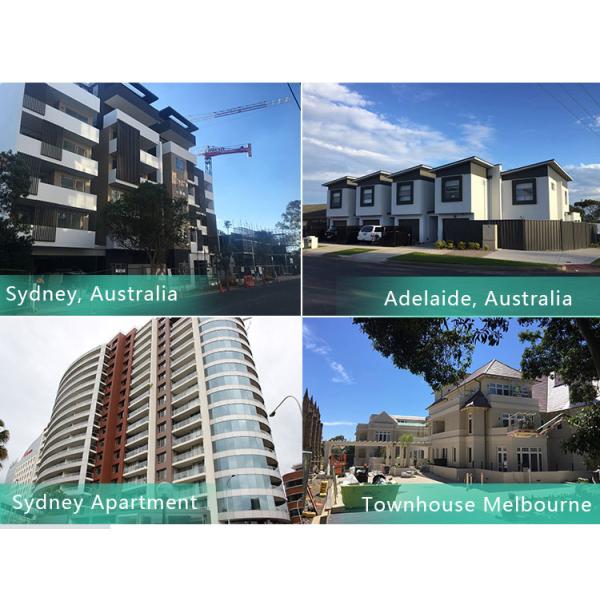 Curtain Wall Aluminium Windows And Doors Low - E Glass For Office Building