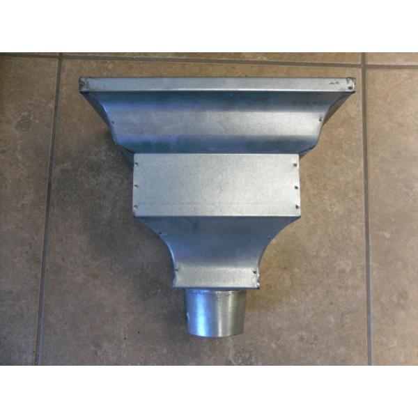 Square Gutter Down Pipe Roll Forming Machine Portable Rainwater Gutter