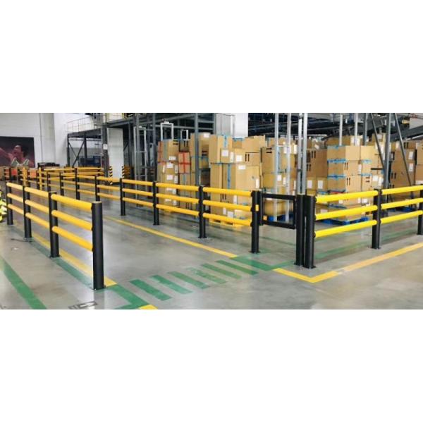 Flexible Pedestrian Barrier  Anti-Collision Guardrails Warehouse Safety Barrier Traffic Guardrails