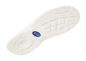 China Anti Static Metal Cap Clean Room Safety Shoes Semi p PU Slipper wholesale