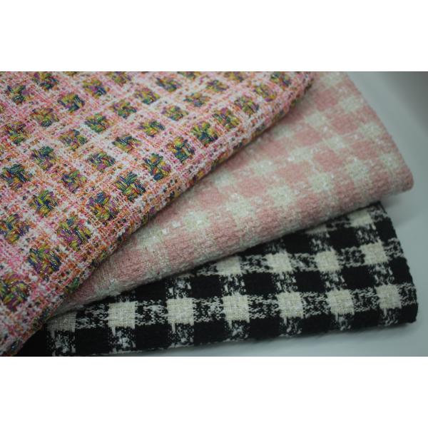 Factory Wholesale Quantity Preferred Woolen Small Fragrance Fashion Sofa Tweed Coat Fabric for Women's Clothing Coat