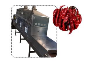 High Effect Microwave Chili Drying Machine With Keep The Original Nutrition / Color