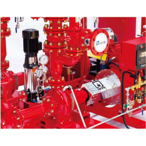 Impeller Centrifugal Pump Set With Jockey Pump UL Listed Fire Pump Tornatech controller