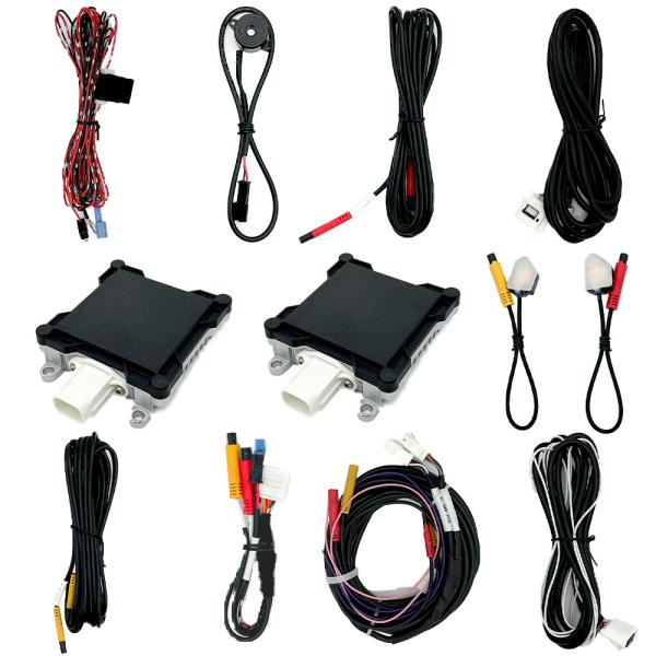 DC 12V Car Blind Spot Detection System BSD LCA RCTA Microwave 77GHZ Dual Radar Buzzer Alarm