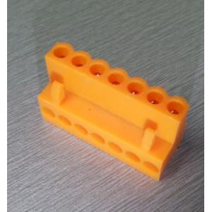 China RD HT3.96K 3.96 pitch 2P-12P orange color 300V 10A plug in terminal block female type on sale