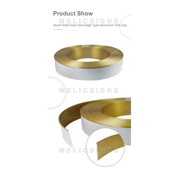 Brush Gold Anodized Cast Aluminium Channel Letter Coil Color Coated