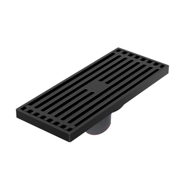Quality Deodorant Brass Shower Floor Drain Push Down Linear Channel For Plumbing System for sale