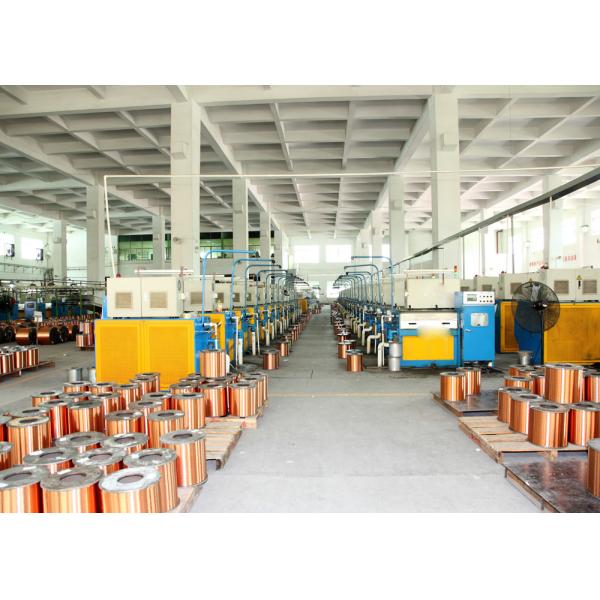 24 Pass Copper Wire Drawing Machine From 1.2mm To 0.2mm