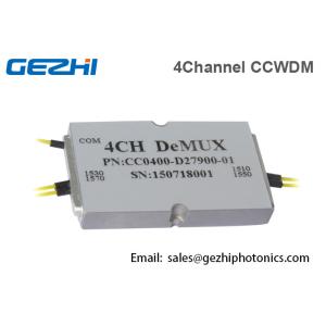 Buy cheap 4 channels CCWDM Mini Module Compact Course Wave Division Multiplexer from wholesalers