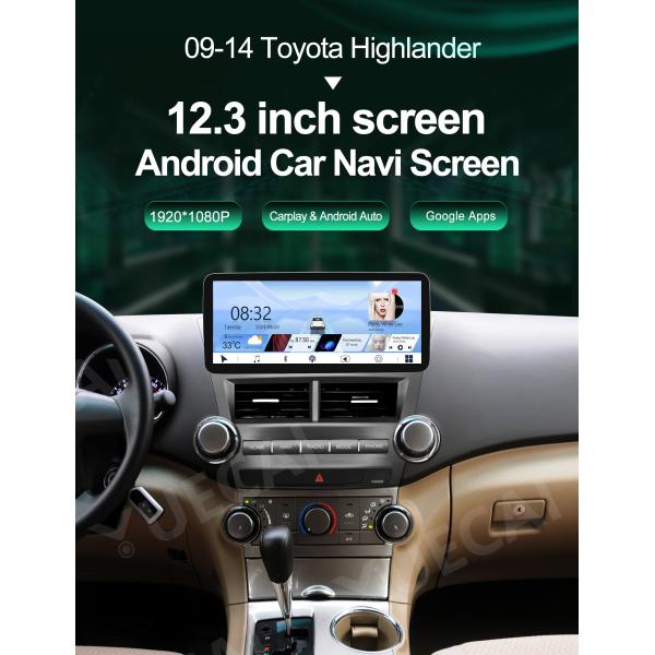360 Camera Toyota Highlander Car DVD Player CarPlay Android Auto Toyota Head Unit