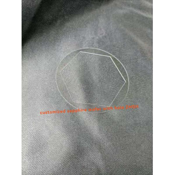 Inner Hexagon Dia 76.2mm Polish Sapphire Optical Windows